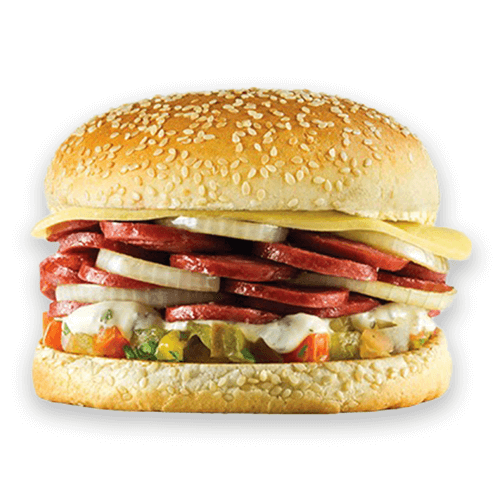 lanche de calabresa
